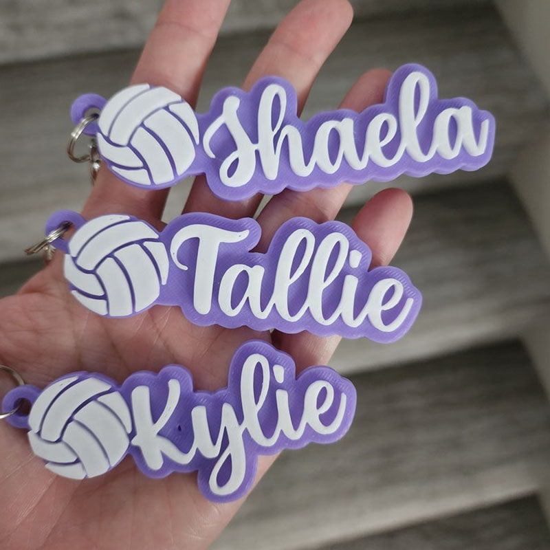 Soccer Volleyball bag pack tag-Soccer Volleyball Gift ideas-Team Sport bag tag