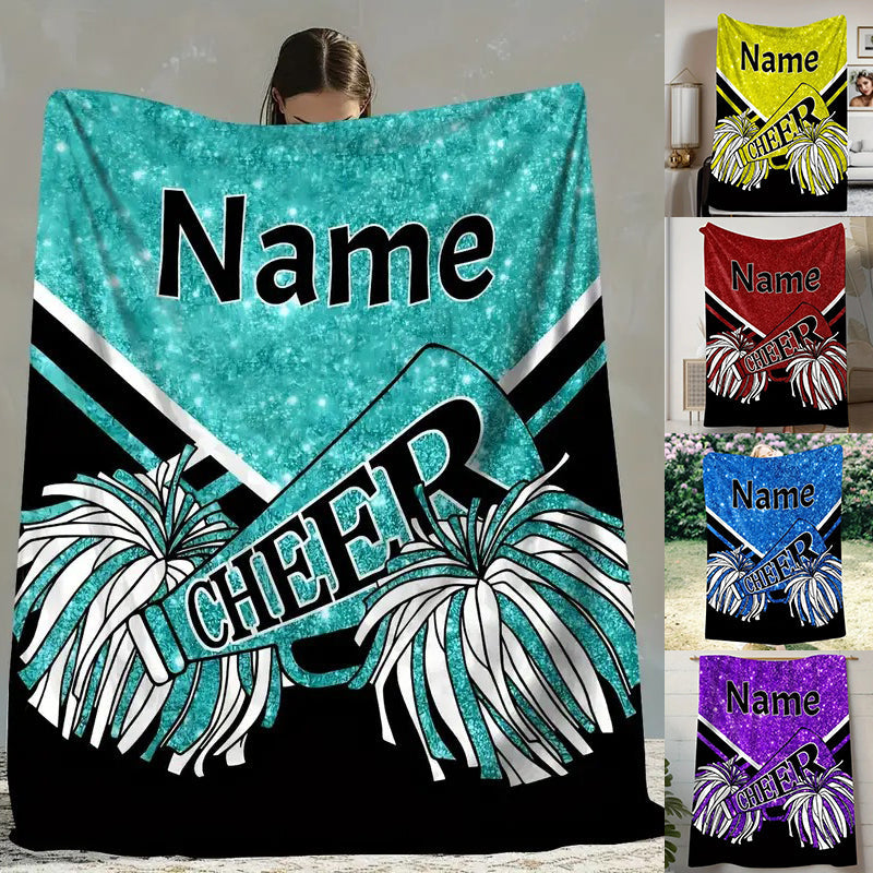 Personalized Cheerleader Blanket Perfect Gift for Cheer Team Members