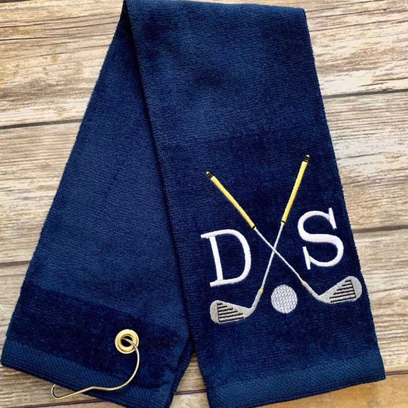 Personalized Golf Towel, Monogrammed Golf Towel