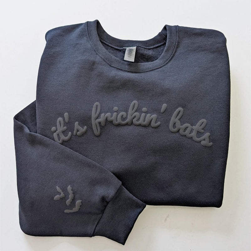Halloween Puff Sweatshirt It's Frickin' Books