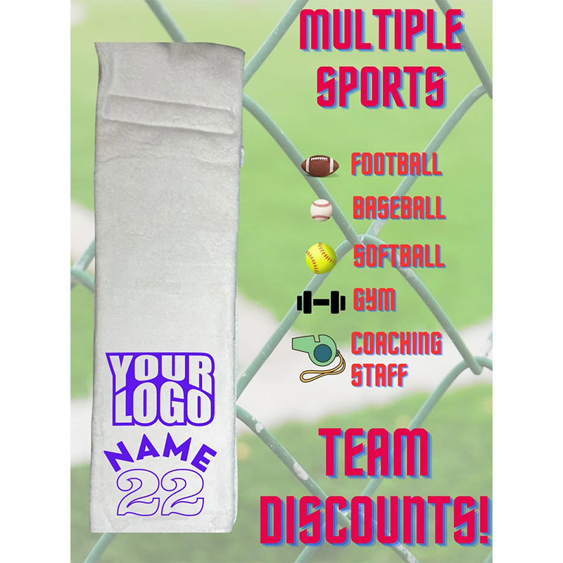 Personalized Football Towel | Quarterback waist loop towel