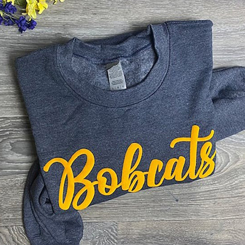 CUSTOM Team Sweatshirt, embossed puff, Custom Team Name Sweatshirt
