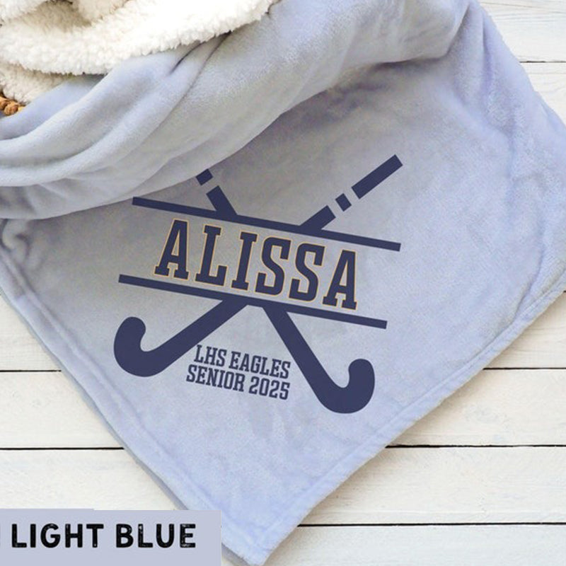 Personalized Sports Blanket, Custom Sports Gift