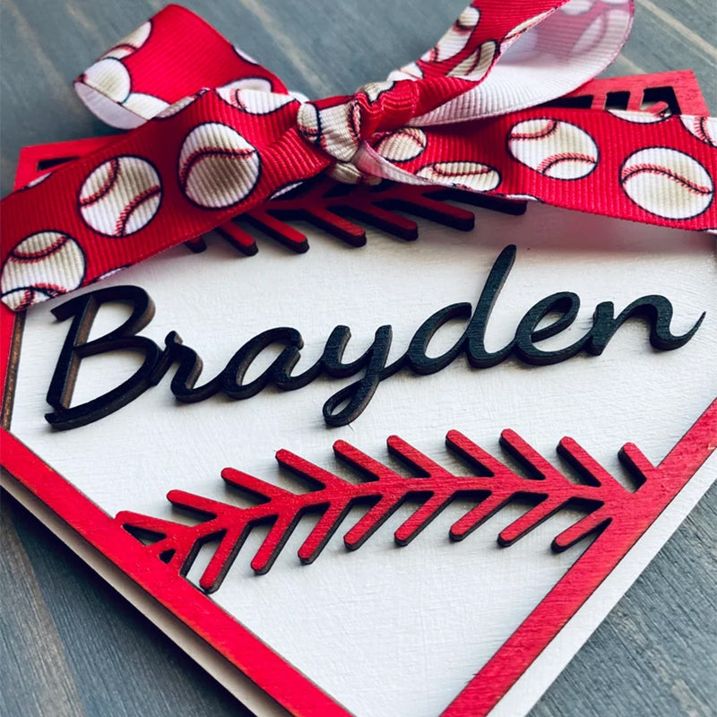 Baseball bag tag, Bogg bag accessory, Bog bag charm, Baseball mom Softball mom