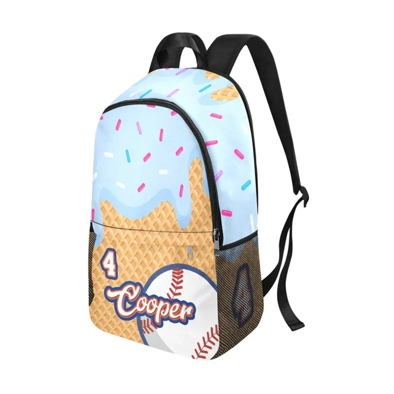 Personalized Baseball Backpack | Kids Baseball School Bag