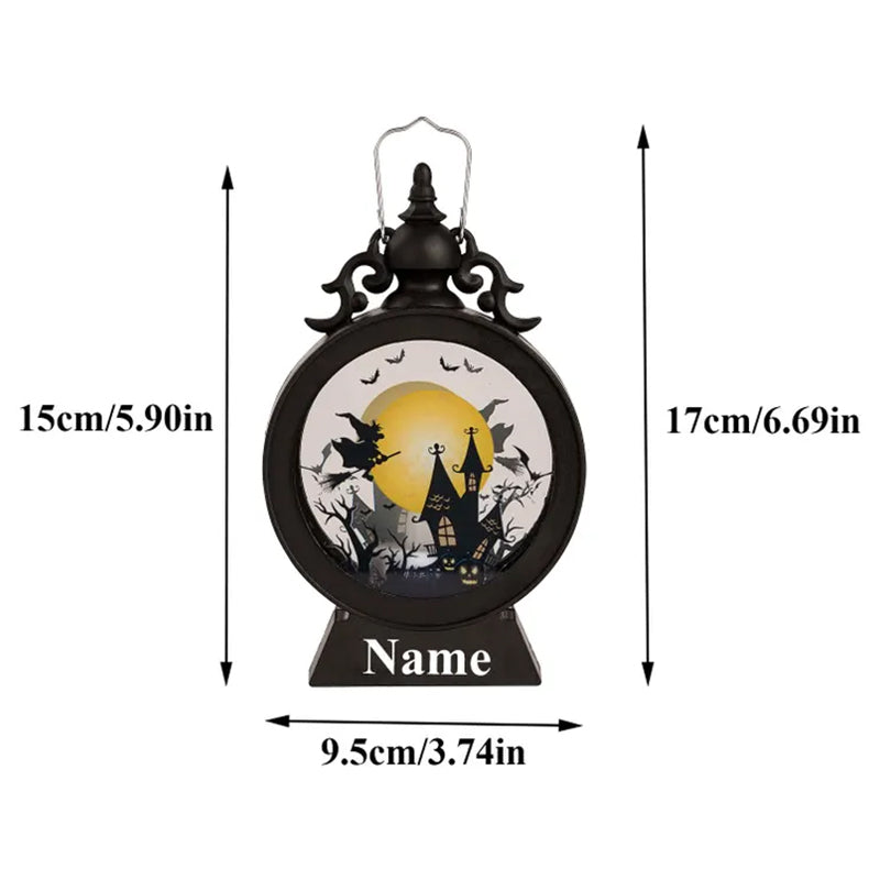 Personalized Kids Halloween Light,Custom Halloween Lantern with name
