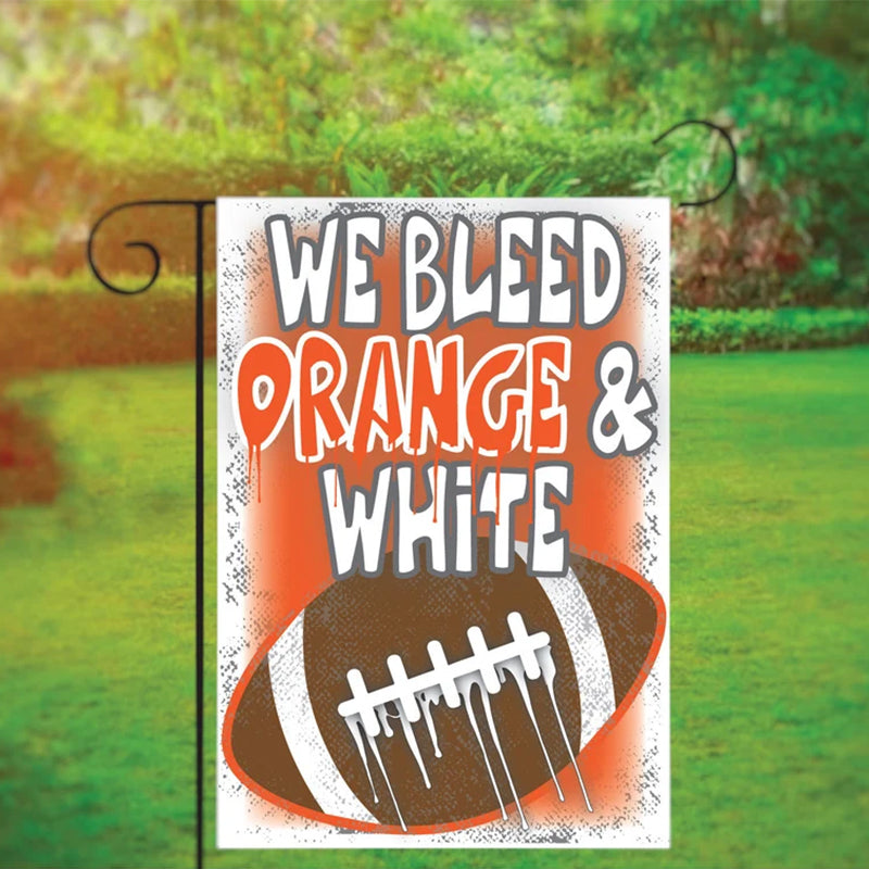 Football Garden Flag with Custom Team Colors