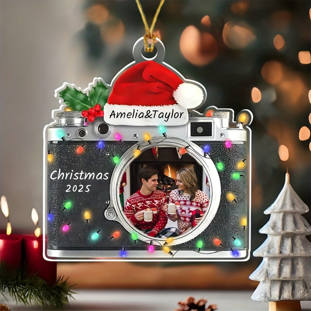 Personalized Custom Christmas Ornament - Custom Photo & Text