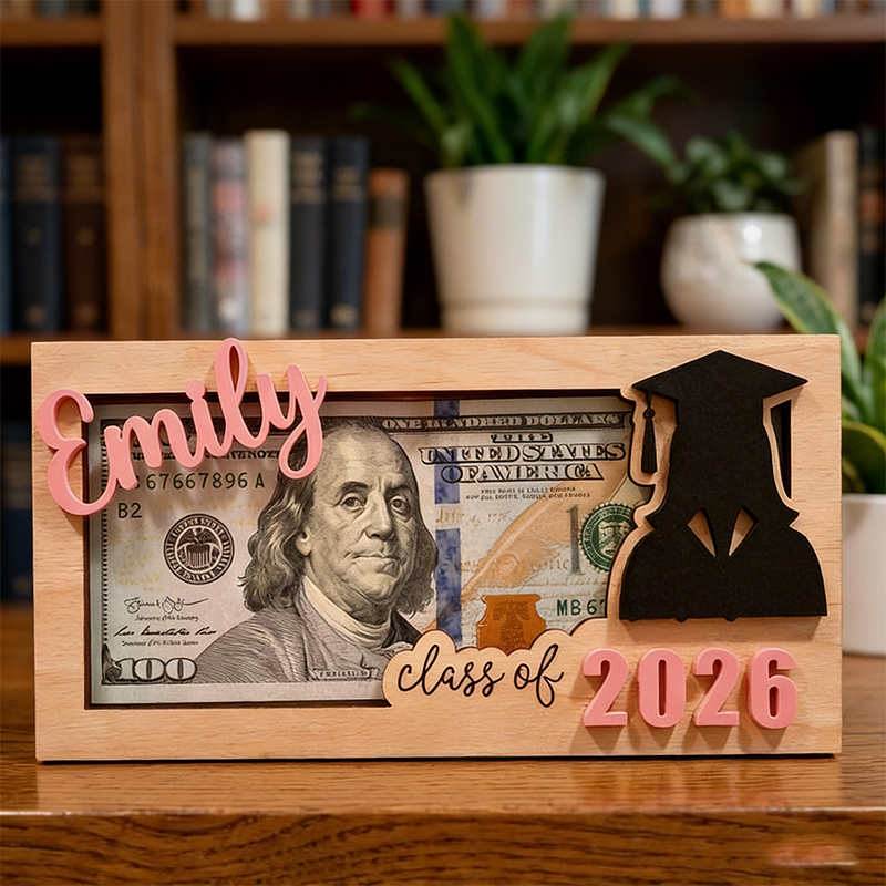 Graduation Money Holder, 2026 Personalized Graduation Gift