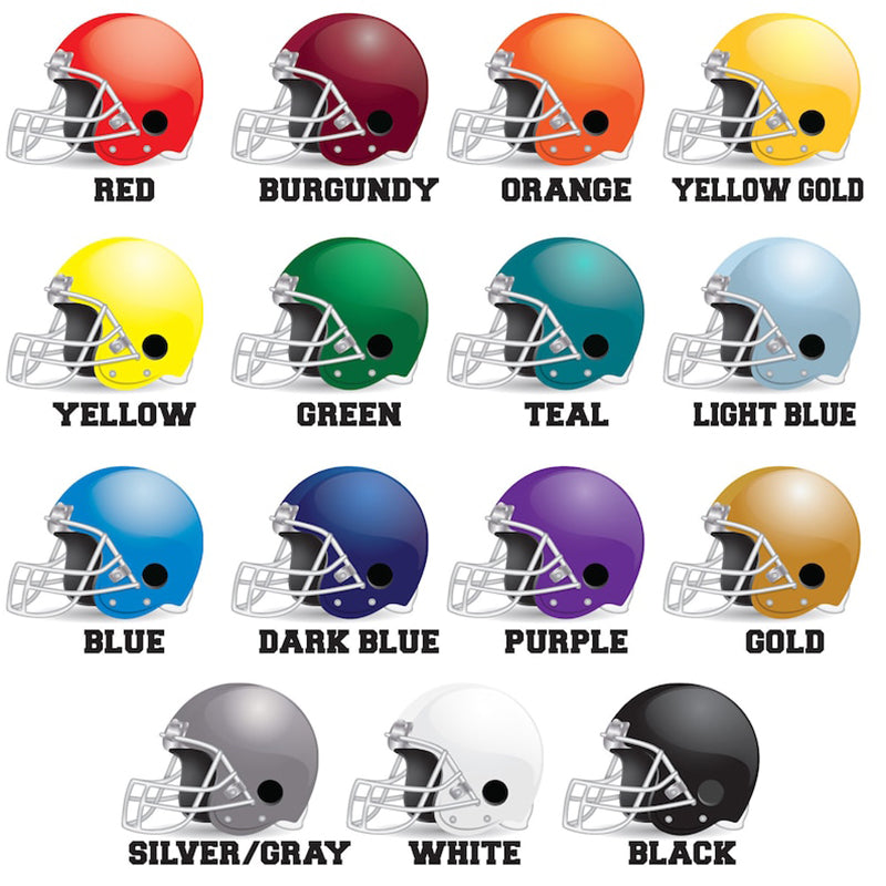 Football Yard Sign Personalized Cheer Squad Sign, Customize Name & Initial, School Colors