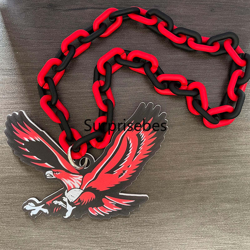 Custom Sports Turnover Chain, Oversized Medallion, Team mascot, Custom Colors, Any Logo