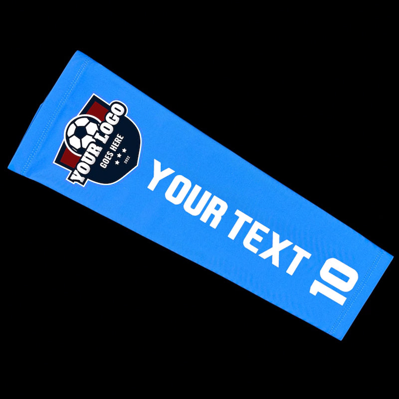 Personalized Sports Arm Sleeve with Custom Logo and Text