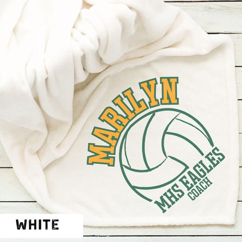 Personalized Sports Blanket, Custom Sports Gift