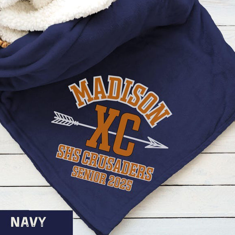 Personalized Sports Blanket, Custom Sports Gift