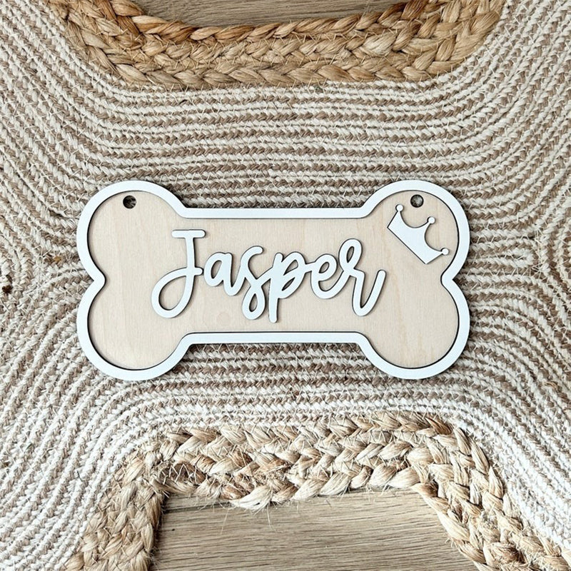 Personalized Dog Name Plate, Kennel Name Sign, Dog Crate Name Plaque