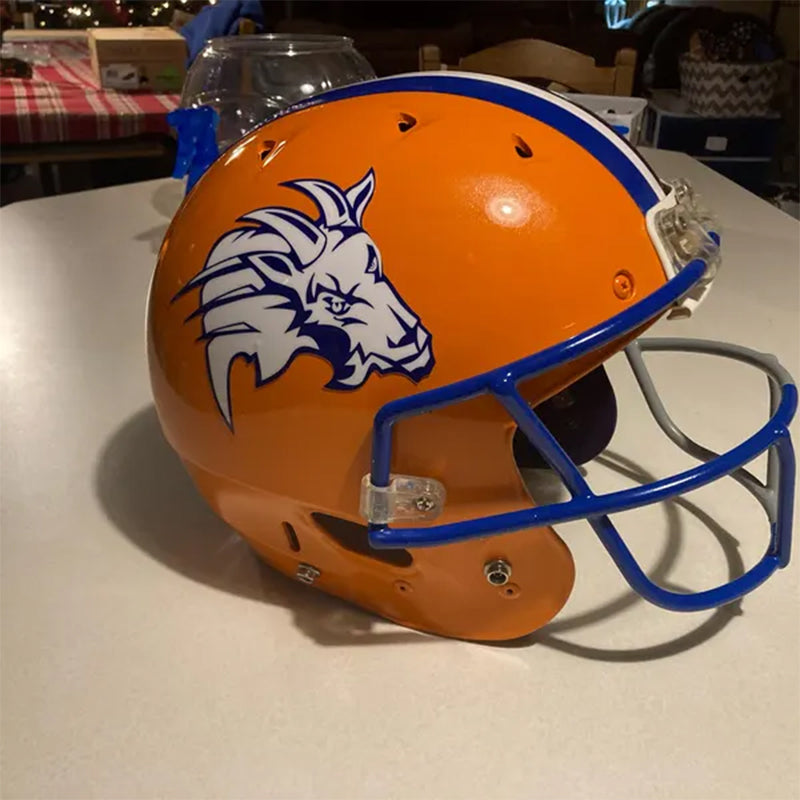 Football Helmet Decals - Full Size, Customized With Your Logo