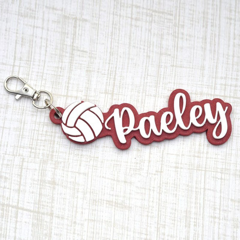Soccer Volleyball bag pack tag-Soccer Volleyball Gift ideas-Team Sport bag tag