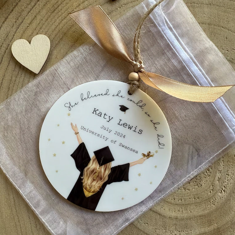 Personalised Graduation Gift Keepsake, University Graduation Gift