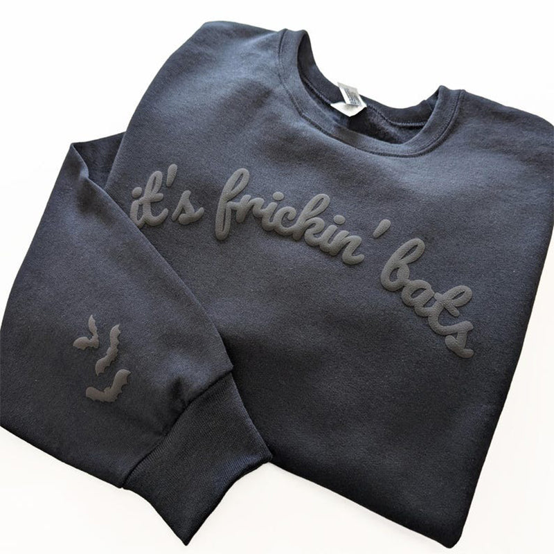 Halloween Puff Sweatshirt It's Frickin' Books