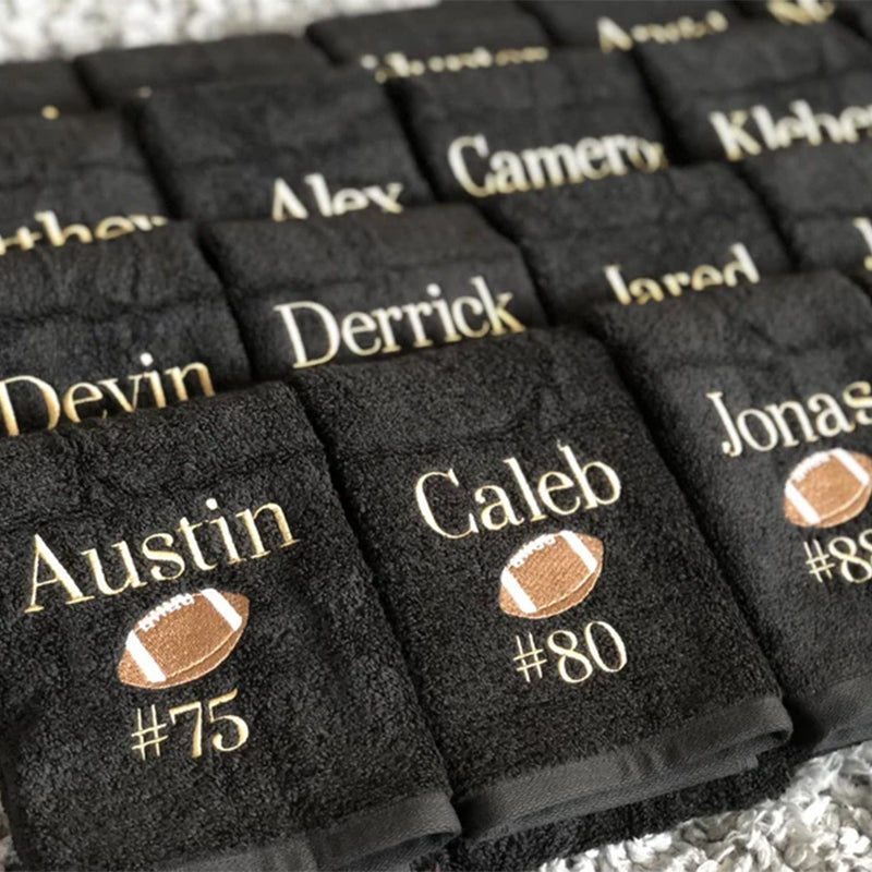 Sweat Towel, Personalized Embroidered Towel