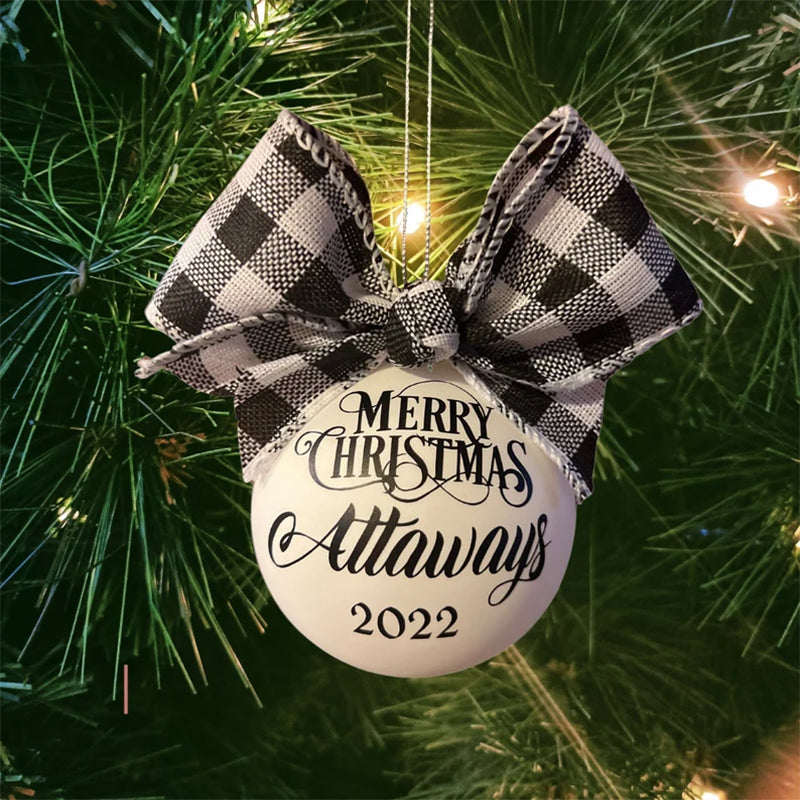 Personalized Christmas Ornaments| Custom Tree Ornaments