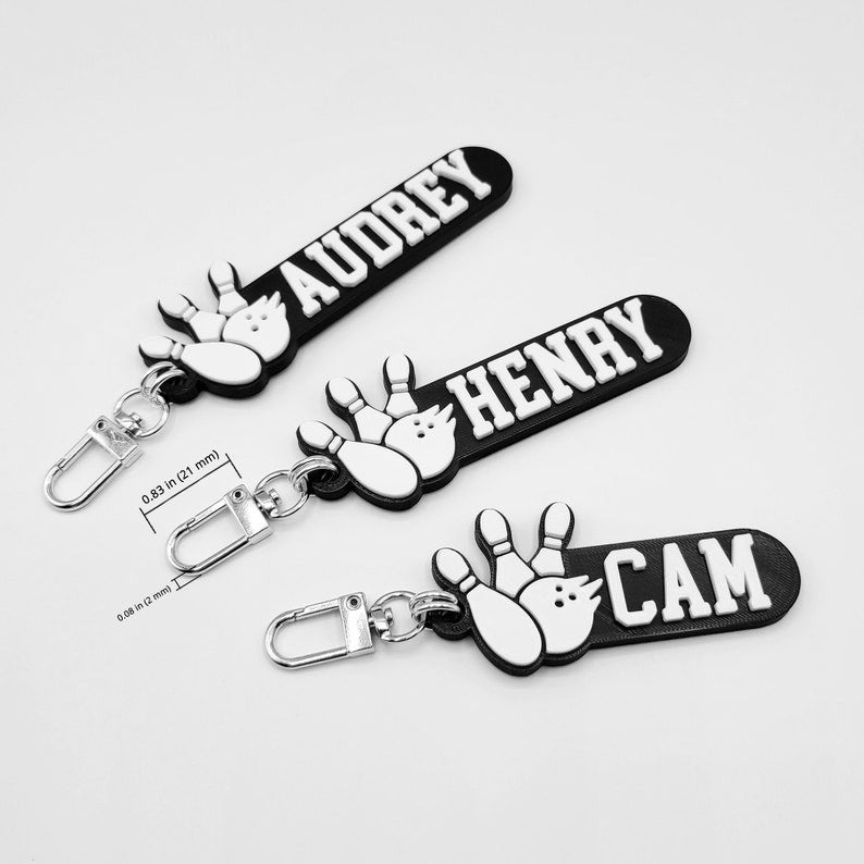 Personalized Football Keychains, Backpack Tags