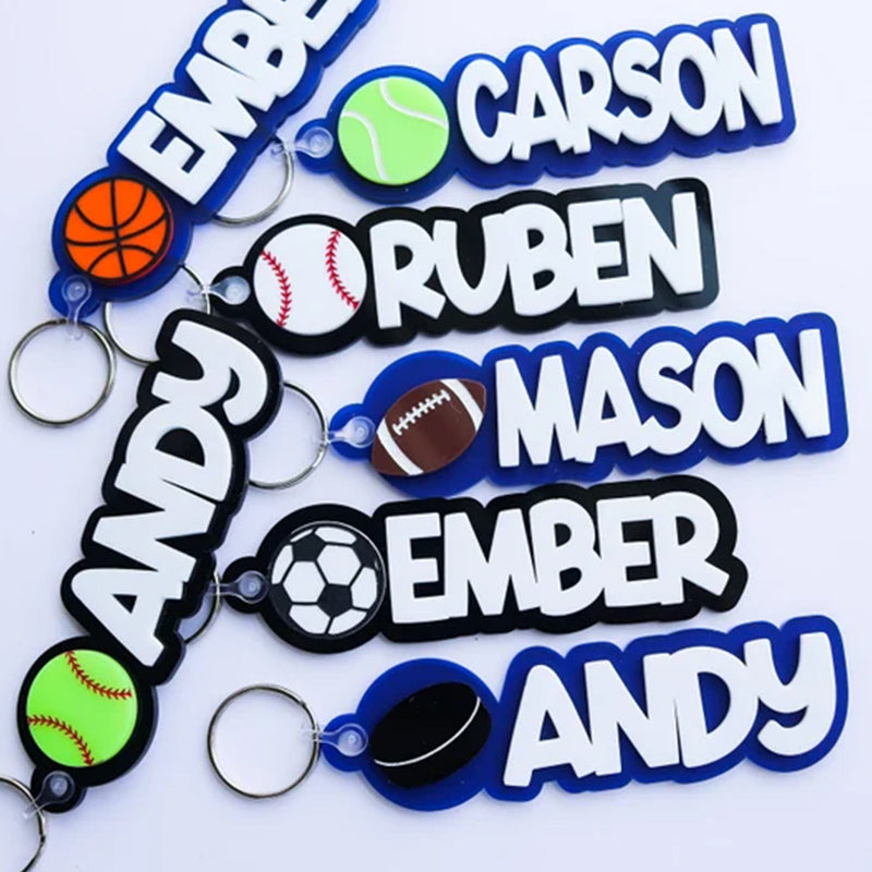 Personalized Basketball Bag Name, Backpack Tag Bag Tag