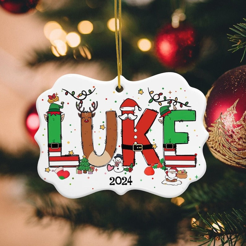 Personalized Christmas Ornaments for Kids