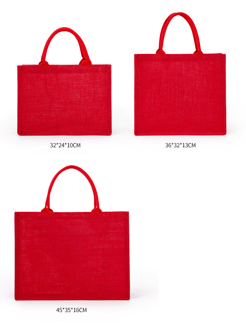 Christmas gift bag, Christmas eve bags, party bags, Red Gift Bags