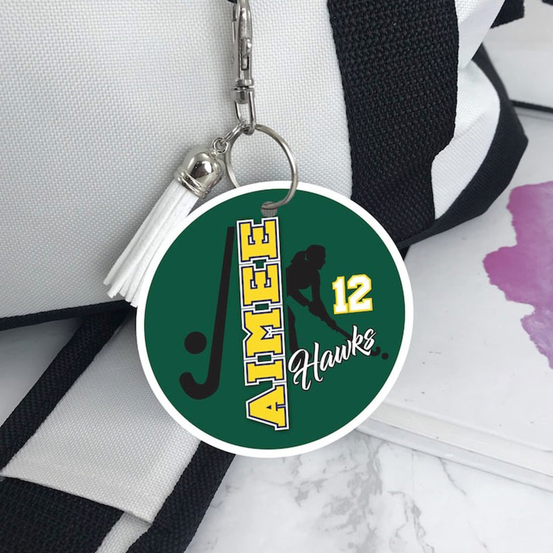 Wrestler ,Volleyball ,Softball ,Ice Hockey Hockey Soccer Sport Bag Tag