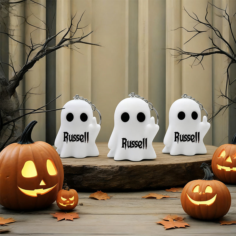 Boo Basket Tag, Halloween Name Tags Keychain
