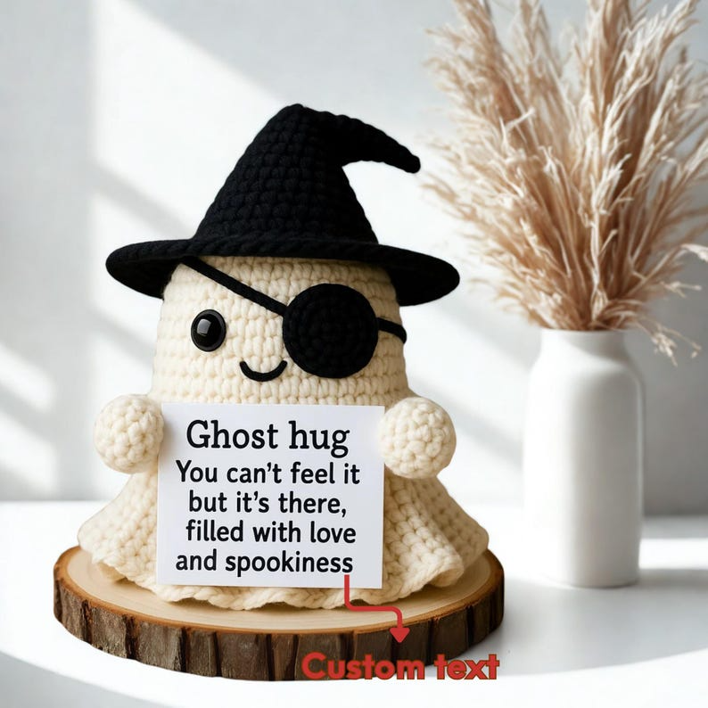 Crochet Ghost Hug Plush