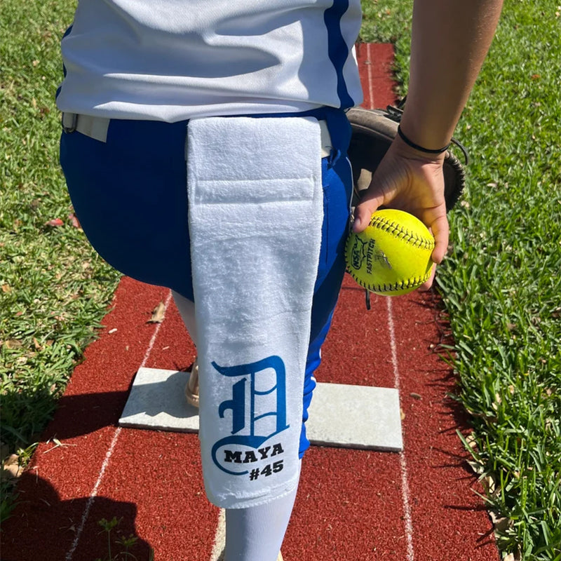 Personalized Football Towel | Quarterback waist loop towel