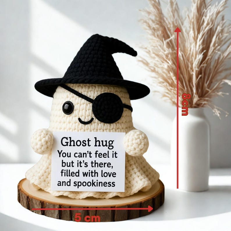 Crochet Ghost Hug Plush