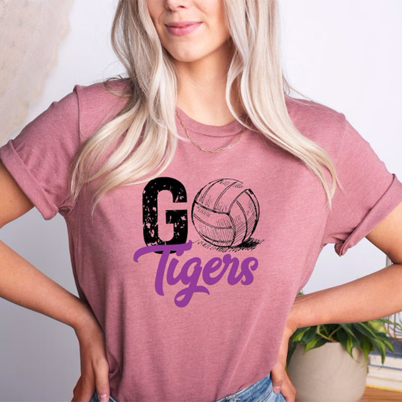 Custom Volleyball Tee, Custom Go Team Shirt