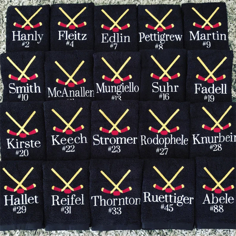 Sweat Towel, Personalized Embroidered Towel