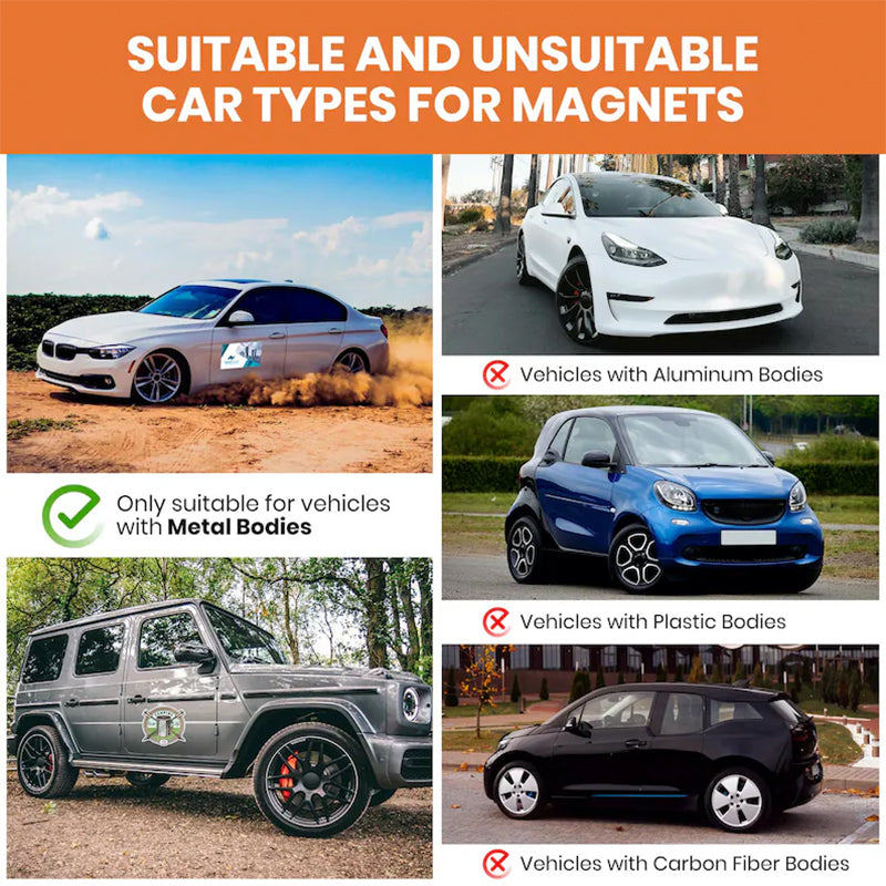 Custom Car Magnet with Your Logo - Magnetic Car Signs with Your Design