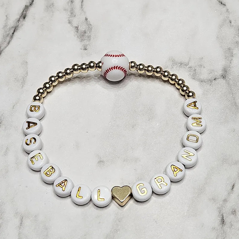 Baseball Softball Football Soccer Basketball Volleyball mom bracelet mom gift baseball gift ball mom stackable bracelets
