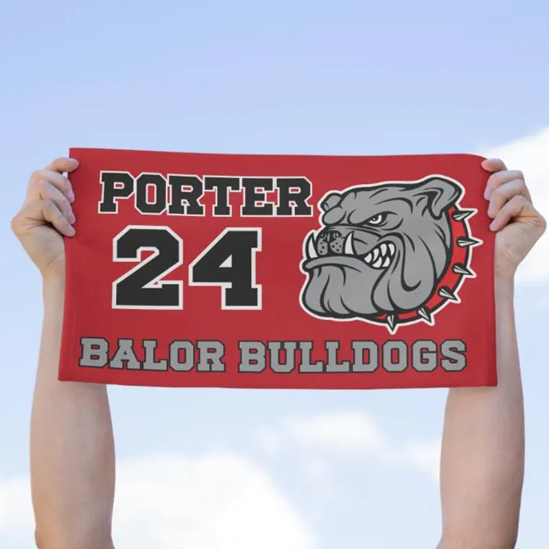 Custom Football Rally Towel, Football Team Gift