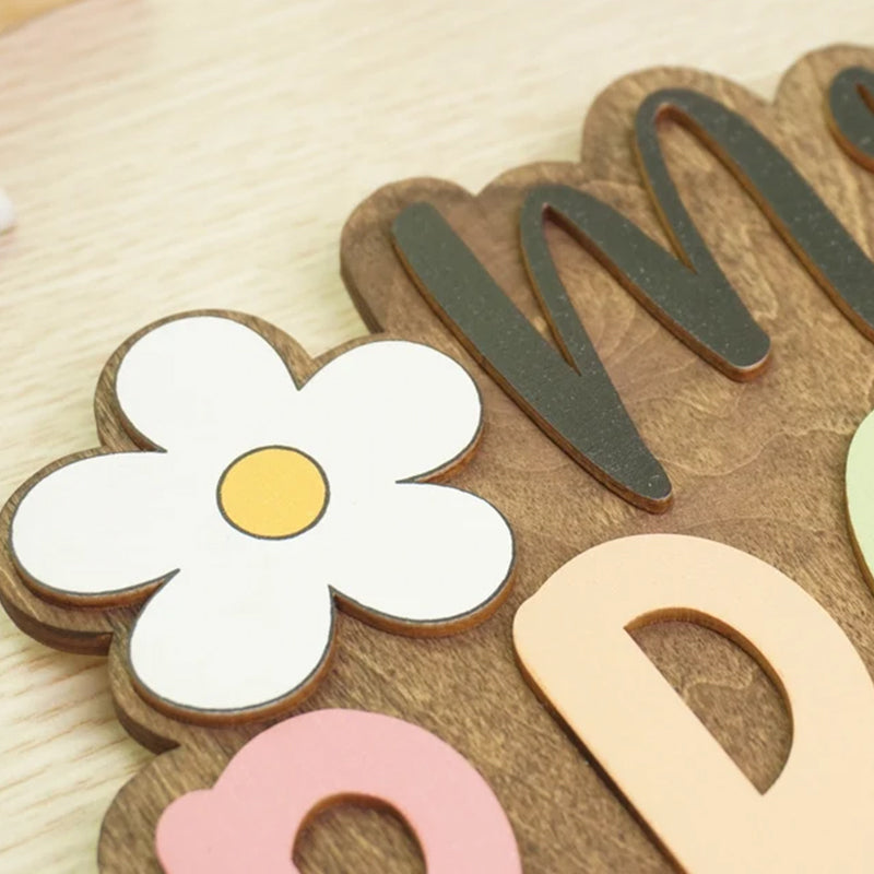 Custom 3D Teacher Door Sign, Personalised Name with Pencil Teacher Sign