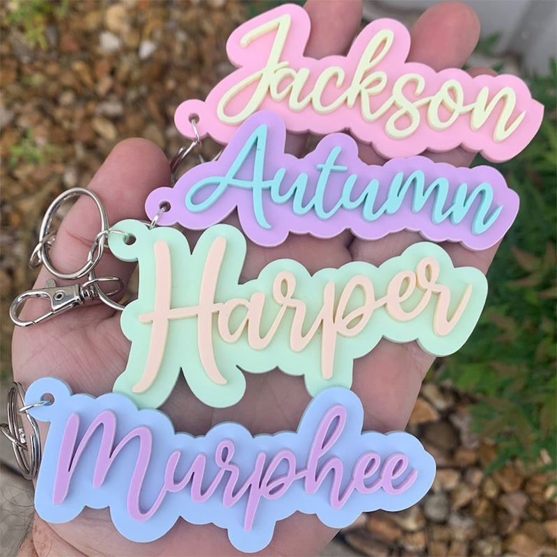 Bogg Bag Name Keychain, personalized bag charm