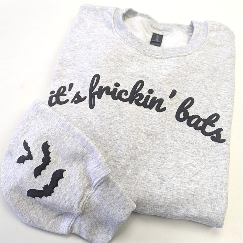 Halloween Puff Sweatshirt It's Frickin' Books