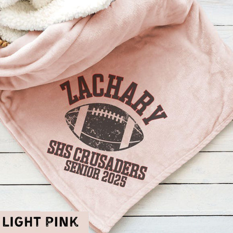 Personalized Sports Blanket, Custom Sports Gift