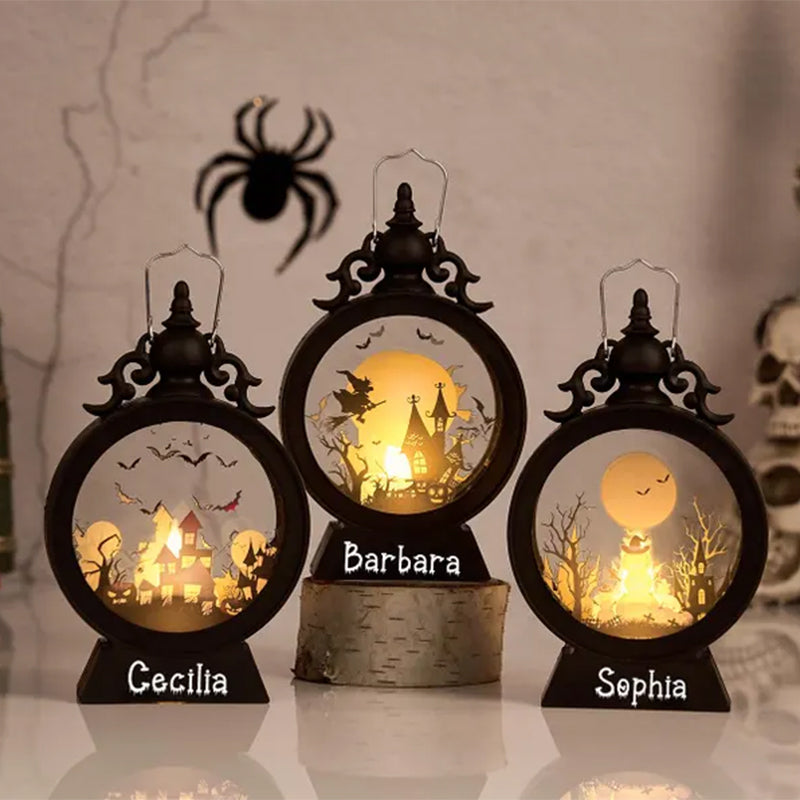 Personalized Kids Halloween Light,Custom Halloween Lantern with name