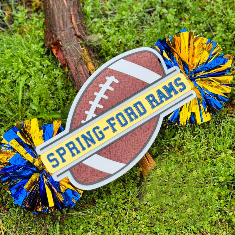 Cheer Stick with Poms for Volley /Soccer /Cheer /Baseball / Football /Cheer | Fans Custom Spirit Accessory