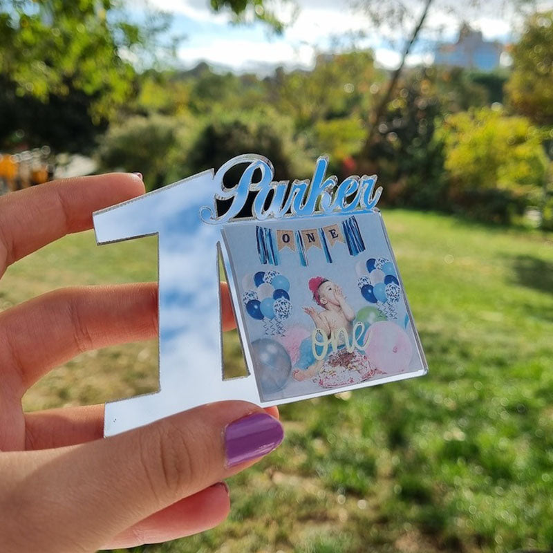 Custom Birthday Photo Magnets Baby Picture Frames