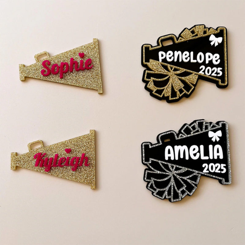 Custom Cheerleader Bag Tag Team Spirit Gift Cheerleader Competition Gift
