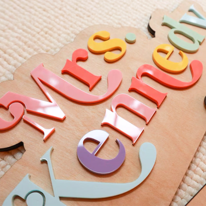 Personalized Teacher Name Sign | Teacher Desk Name Sign