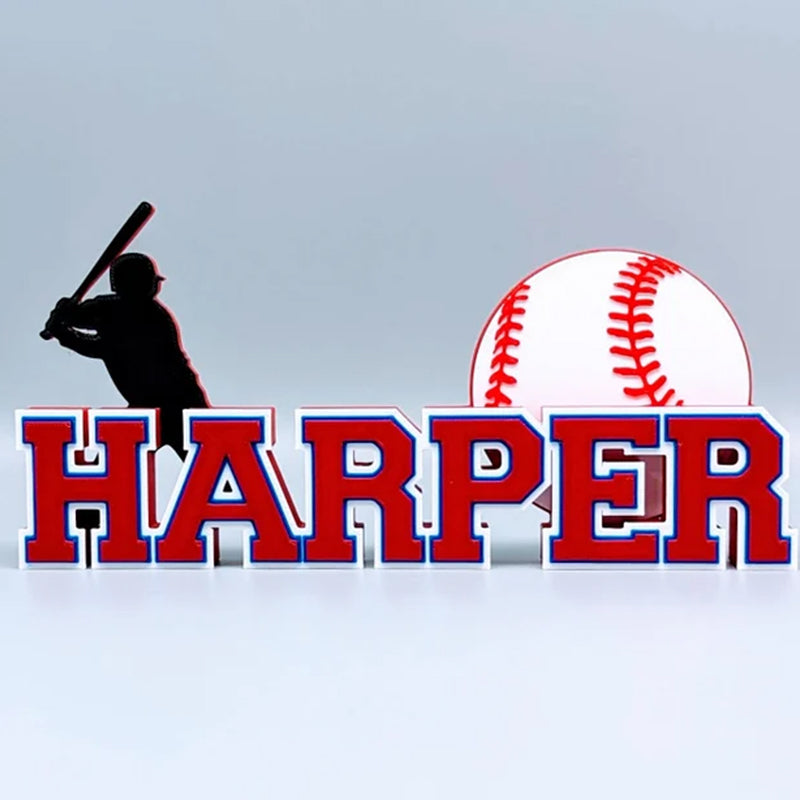 Custom baseball player Name - baseball gifts