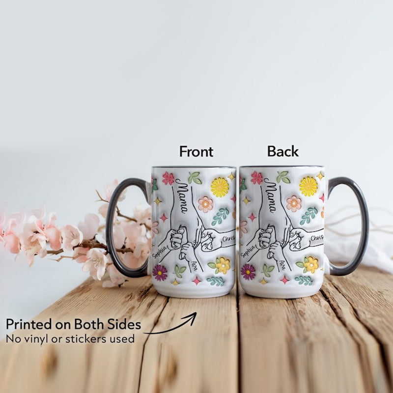Mom Mug, Mama Mug, Personalized Mom Cup, Custom Mama Cup